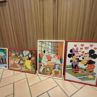 Quadro Vintage (poster Disney + cornice)