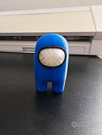 Among Us Blu 8 cm – Stampato in 3D