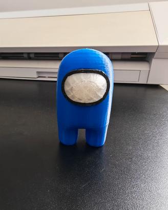 Among Us Blu 8 cm – Stampato in 3D