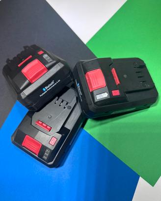 3 batterie Parkside Performance 4Ah smart 20V