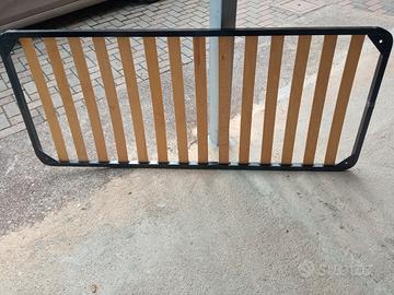 Rete letto singolo 200X85 toghe in legno.