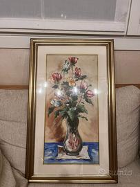 Olio su tela vintage Favaro Cecchetto 50 x 80