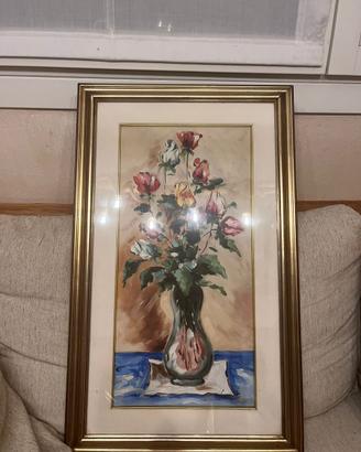 Olio su tela vintage Favaro Cecchetto 50 x 80