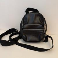 Zaino nero in pelle per ragazza, Adidas