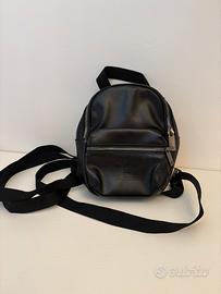 Zaino nero in pelle per ragazza, Adidas