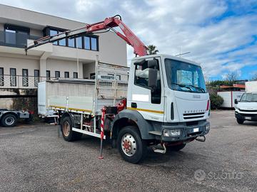 IVECO EUROCARGO 100E21 4X4 GRU CON CASSONE + CESTE