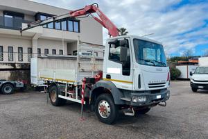 IVECO EUROCARGO 100E21 4X4 GRU CON CASSONE + CESTE