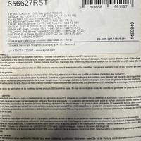 Pasticche anteriori sbs 627rst