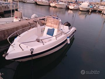 barca pieffe 550 motore Suzuki 40 60 