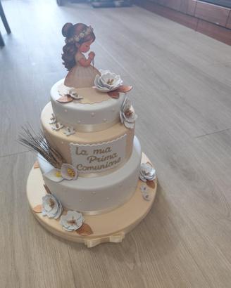 Torta Finta Prima Comunione