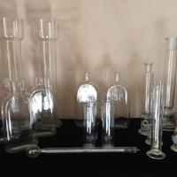 set vetri farmacia vintage