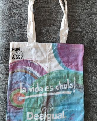 Borsa Desigual Tote bag in cotone 