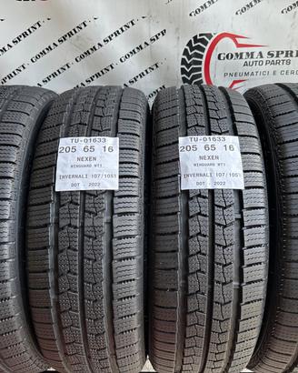 4 PNEUMATICI 205/65 R16C NEXEN INVERNALI SEMINUOVE