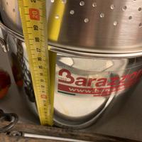 Pentola spaghettiera con coperchio