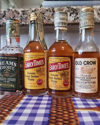 6 MIGNON MINIATURE BOURBON WHISKEY AMERCANI OLD 