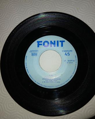 Domenico Modugno 45 giri Piove Resta cu mme 1958