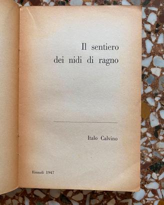 Rarissima Prima Edizione 1947 "Il sentiero dei nid