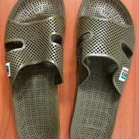 Ciabatte doccia tipo militare verdi nr 48/49