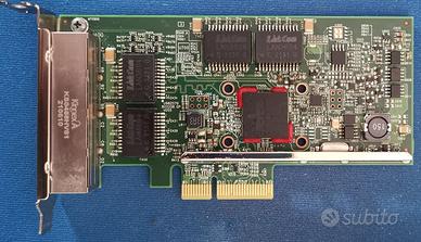 Scheda LAN 4 porte Gigabit LOW Profile