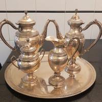 servizo in argento  te caffe in argento 800