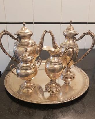 servizo in argento  te caffe in argento 800