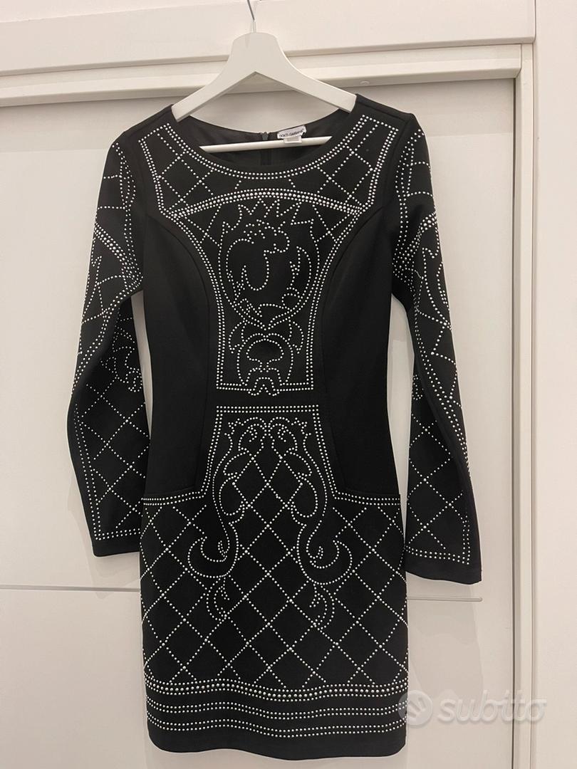 Abito nero borchie tubino Dolce Gabbana Abbigliamento e Accessori In vendita a Reggio Emilia