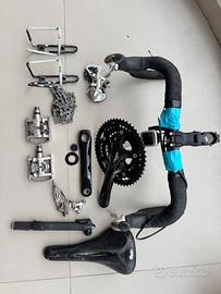 Lotto componenti Shimano Dura-Ace e Sora
