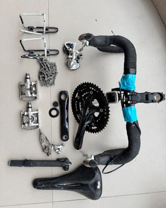 Lotto componenti Shimano Dura-Ace e Sora