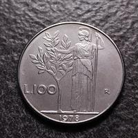 100 Lire Minerva 1978 Italia