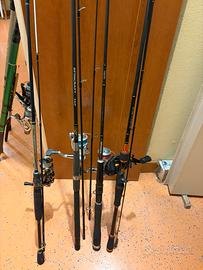 Canne da pesca spinning/galleggiante/fondo
