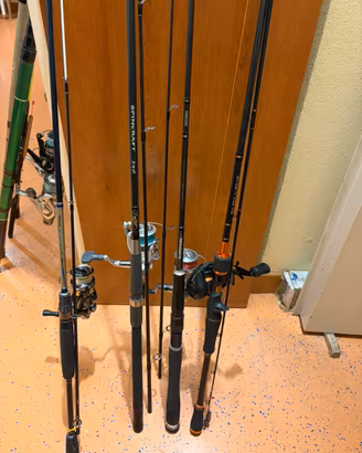 Canne da pesca spinning/galleggiante/fondo