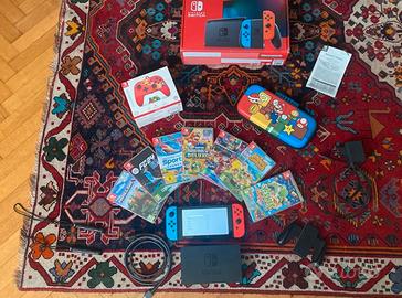 Nintendo Switch V2 con Accessori  e Giochi