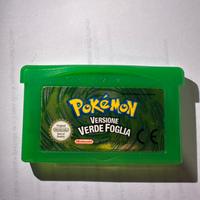Pokemon verde foglia gameboy advance originale