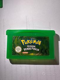 Pokemon verde foglia gameboy advance originale