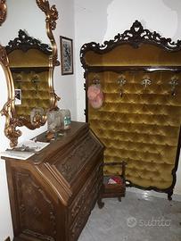 Mobili  in legno ciliegio, barocco piemontese 