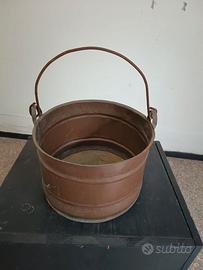 Paiolo Pentola Caldaio antico in rame