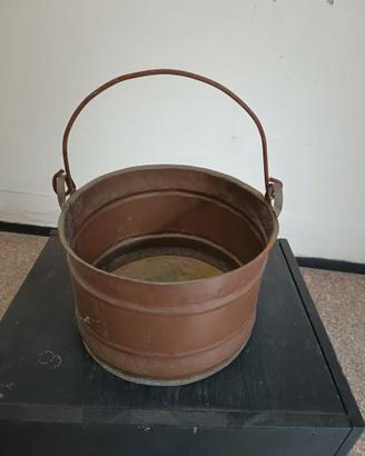 Paiolo Pentola Caldaio antico in rame
