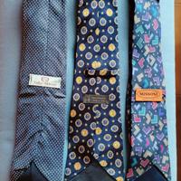 Lotto cravatte vintage Trussardi, Missoni