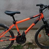 Mountain Bike Rockrider 500 B'Twin - 24" Arancione