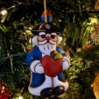 Statuina Thun Babbo Natale Carabiniere NAS