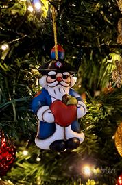 Statuina Thun Babbo Natale Carabiniere NAS