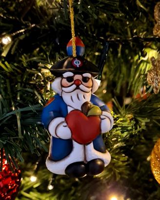 Statuina Thun Babbo Natale Carabiniere NAS