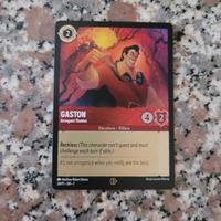 Lorcana Gaston carta promo Lucca Comics 2023