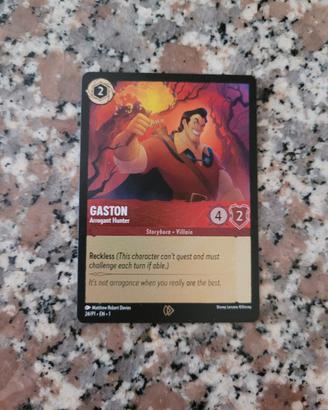 Lorcana Gaston carta promo Lucca Comics 2023