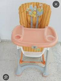 Coppia Seggiolone  pappe e seggiolino auto