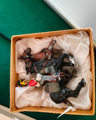 soldatino da collezione a cavallo