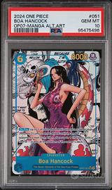 One Piece Boa Hancock OP07-051 Manga PSA 10 GEM MT