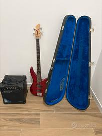 Set Completo Basso Yamaha+ampli Ibanez +custodia