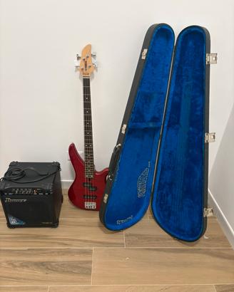 Set Completo Basso Yamaha+ampli Ibanez +custodia
