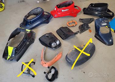 Carene cerchi pezzi Booster Spirit R